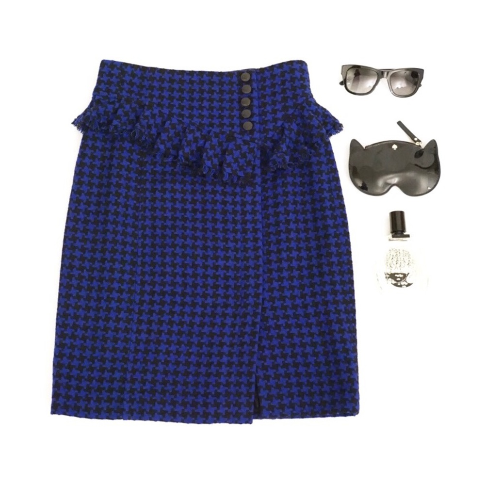 Nanette Lepore Houndstooth Skirt